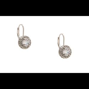 Round Cubic Drop Earring - kelly & katie